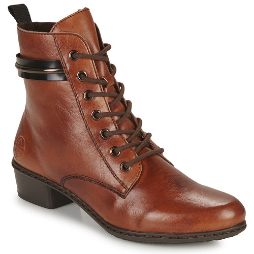 Schuhe Damen Low Boots Rieker Y0702-24 Braun,