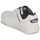 Schuhe Kinder Sneaker Low Fila C. COURT VELCRO KIDS Weiß / Blau