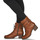 Schuhe Damen Low Boots Mustang 1197508 Kognac