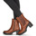 Schuhe Damen Low Boots Mustang 1409511 Kognac