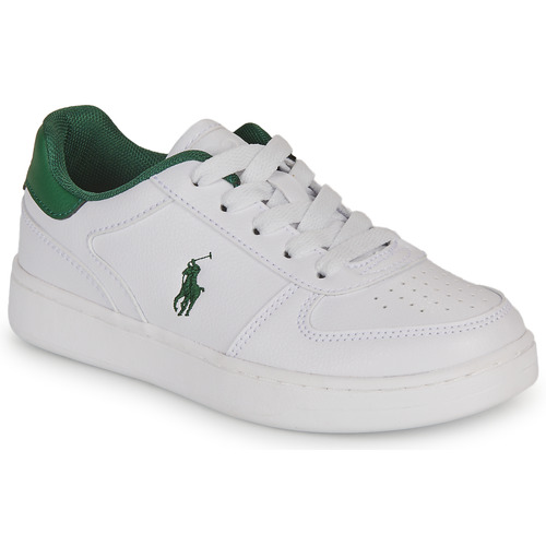 Schuhe Kinder Sneaker Low Polo Ralph Lauren POLO COURT Weiß