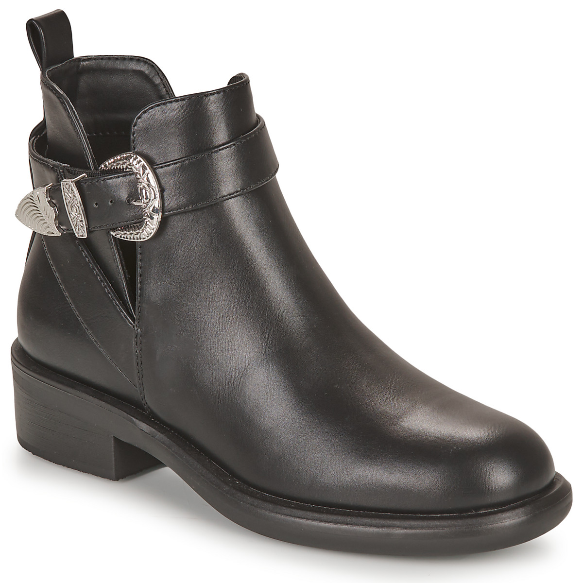 Schuhe Damen Boots Only ONLBLOOM-5 PU BUCKLE BOOT    