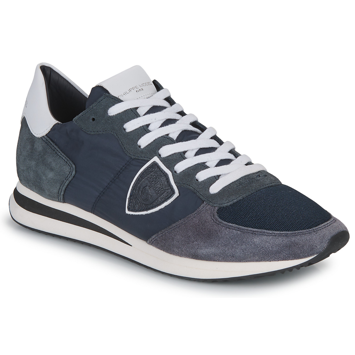 Schuhe Herren Sneaker Low Philippe Model TROPEZ X LOW BASIC Marineblau