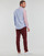 Kleidung Herren Langärmelige Hemden Polo Ralph Lauren CHEMISE COUPE DROITE EN OXFORD Blau / Rot / Weiß