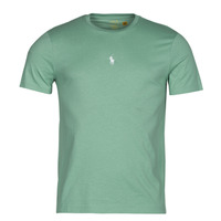 Vêtements Homme T-shirts manches courtes Polo Ralph Lauren T-SHIRT AJUSTE EN COTON LOGO CENTRAL 