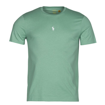 Abbigliamento Uomo T-shirt maniche corte Polo Ralph Lauren T-SHIRT AJUSTE EN COTON LOGO CENTRAL 