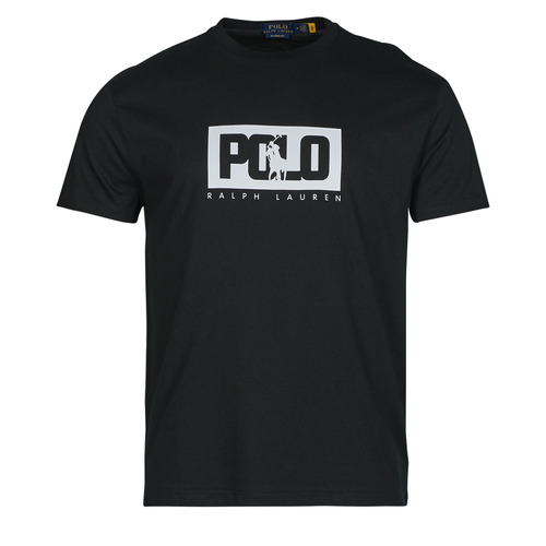 Vêtements Homme T-shirts manches courtes Polo Ralph Lauren T-SHIRT AJUSTE EN COTON LOGO POLO RALPH LAUREN 