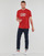 Kleidung Herren T-Shirts Polo Ralph Lauren T-SHIRT AJUSTE EN COTON LOGO POLO RALPH LAUREN Rot