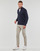 Kleidung Herren Strickjacken Polo Ralph Lauren GILET EN COTON TEXTURE Marineblau