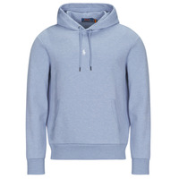 Kleidung Herren Sweatshirts Polo Ralph Lauren SWEATSHIRT CAPUCHE LOGO CENTRAL EN DOUBLE KNIT TECH Blau