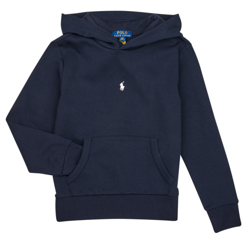 Kleidung Jungen Sweatshirts Polo Ralph Lauren LS HOODIE M2-KNIT SHIRTS-SWEATSHIRT Marineblau