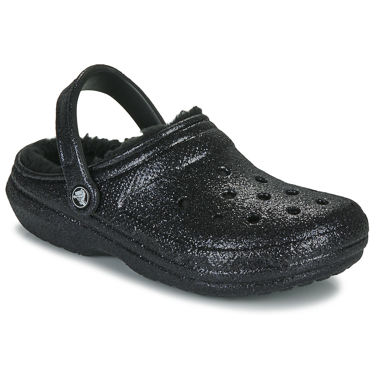 Schuhe Damen Pantoletten / Clogs Crocs Classic Glitter Lined Clog    