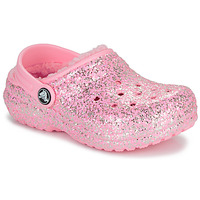 Schuhe Mädchen Pantoletten / Clogs Crocs Classic Lined Glitter Clog K  