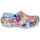 Schuhe Mädchen Pantoletten / Clogs Crocs Classic Retro Floral Clog K Blau