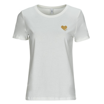 Vêtements Femme T-shirts manches courtes Only ONLKITA S/S LOGO TOP 