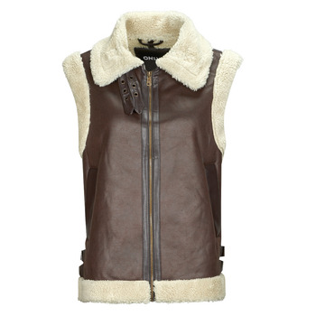 Abbigliamento Donna Giacca in cuoio / simil cuoio Only ONLBETTY FAUX SUEDE WAISTCOAT OTW 