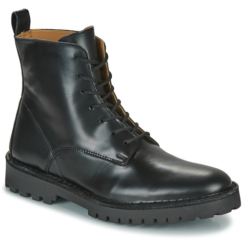 Schuhe Herren Boots Selected SLHRICKY LEATHER LACE-UP BOOT    