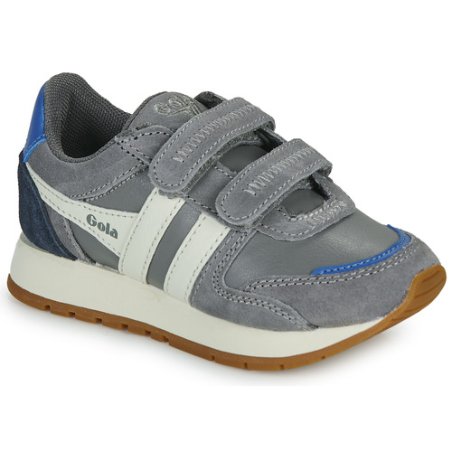 Schuhe Kinder Sneaker Low Gola Austin Pure Strap Grau / Blau