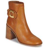 Schuhe Damen Low Boots See by Chloé CHANY ANKLE BOOT Kamel