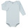 Kleidung Kinder Pyjamas/ Nachthemden Petit Bateau BODY US ML LOVSCOTCH PACK X3 Marineblau / Beige / Weiß