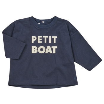 Kleidung Kinder Sweatshirts Petit Bateau LUNE Marineblau