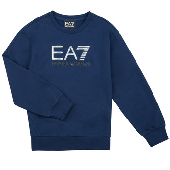 Kleidung Jungen Sweatshirts Emporio Armani EA7 VISIBILITY SWEATSHIRT Marineblau