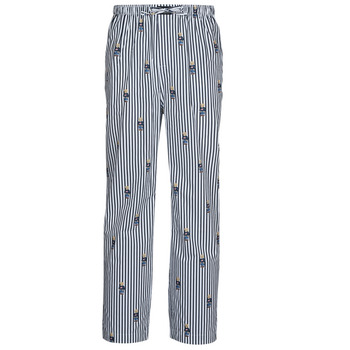 Kleidung Herren Pyjamas/ Nachthemden Polo Ralph Lauren PJ PANT SLEEP BOTTOM Blau / Weiß