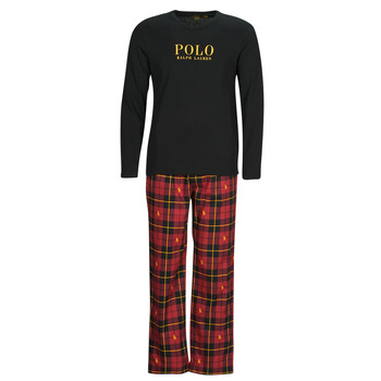 Kleidung Herren Pyjamas/ Nachthemden Polo Ralph Lauren L/S PJ SLEEP SET Rot