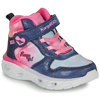 Schuhe Mädchen Sneaker High Kangaroos K-SL Glim EV Marineblau