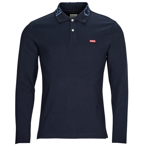 Vêtements Homme Polos manches longues Guess OLIVER LS POLO 