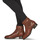 Schuhe Damen Low Boots Geox D FELICITY Braun,