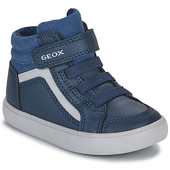 Schuhe Jungen Sneaker High Geox B GISLI BOY D Marineblau