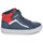 Schuhe Jungen Sneaker High Geox J GISLI BOY C Marineblau / Rot