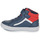 Schuhe Jungen Sneaker High Geox J GISLI BOY C Marineblau / Rot