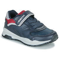 Schuhe Jungen Sneaker Low Geox J PAVEL A Marineblau / Rot
