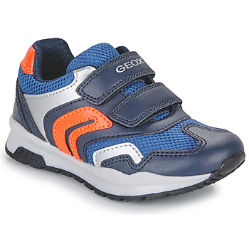 Schuhe Jungen Sneaker Low Geox J PAVEL A Marineblau / Orange