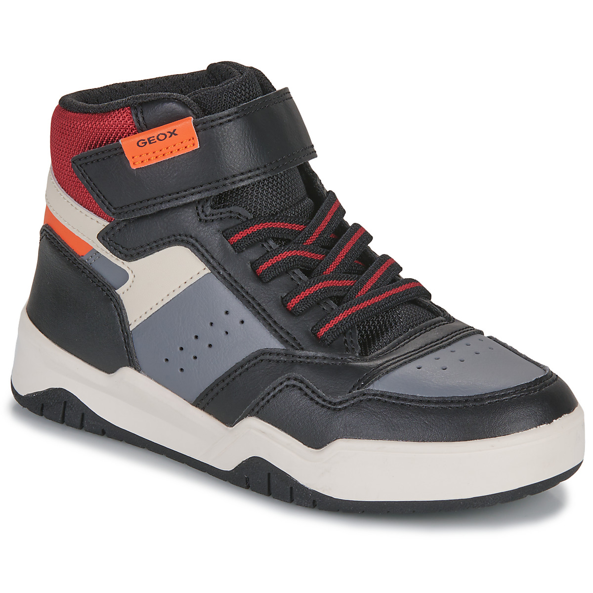 Schuhe Jungen Sneaker High Geox J PERTH BOY F Grau / Orange