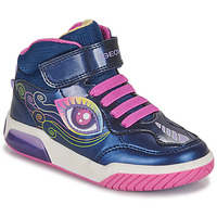 Schuhe Mädchen Sneaker High Geox J INEK GIRL B Marineblau