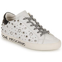 Schuhe Damen Sneaker Low Love Moschino FREE LOVE Weiß