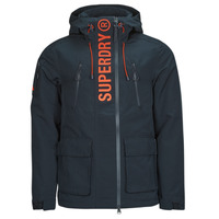 Kleidung Herren Jacken Superdry ULTIMATE WINDCHEATER Marineblau / Orange