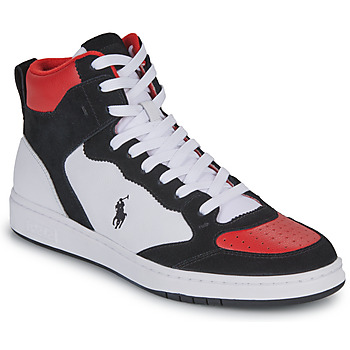 Schuhe Sneaker High Polo Ralph Lauren POLO COURT HIGH Weiß / Rot