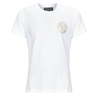 Kleidung Herren T-Shirts Versace Jeans Couture GAHT06 Weiß / Golden