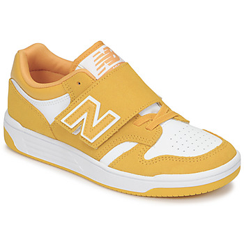 Schuhe Kinder Sneaker Low New Balance 480 Gelb / Weiß