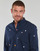 Kleidung Herren Langärmelige Hemden Tommy Jeans TJM CLSC FLAG CRITTER SHIRT Marineblau