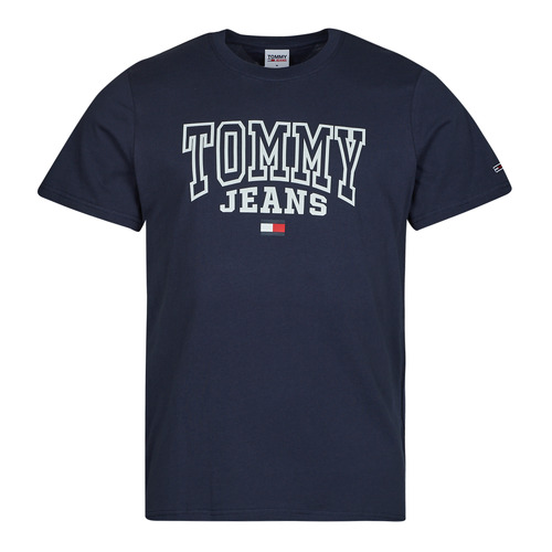Kleidung Herren T-Shirts Tommy Jeans TJM RGLR ENTRY GRAPHIC TEE Marineblau