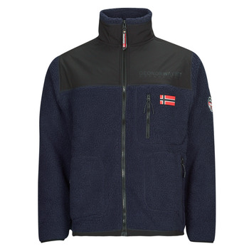 Kleidung Herren Fleecepullover Geographical Norway TUVALU Marineblau
