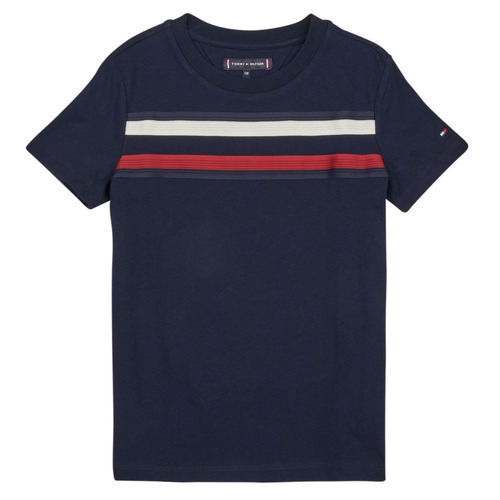Abbigliamento Bambino T-shirt maniche corte Tommy Hilfiger GLOBAL STRIPE TEE S/S 