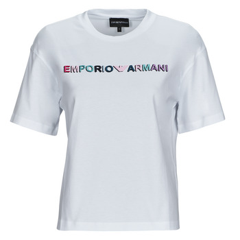 Kleidung Damen T-Shirts Emporio Armani 6R2T7S Weiß