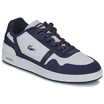 Schuhe Herren Sneaker Low Lacoste T-CLIP Weiß / Marineblau