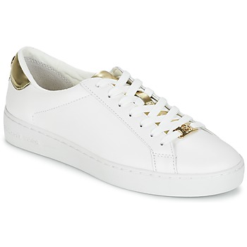 Schuhe Damen Sneaker Low MICHAEL Michael Kors IRVING Weiß / Gold